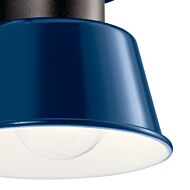 Kichler Lozano 8 Inch Outdoor Light in Catalina Blue