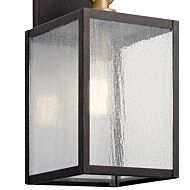 Kichler Lahden 12 Inch Outdoor Light in Weathered Zinc