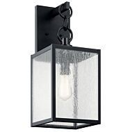 Lahden One Light Outdoor Wall Mount in Black Textured by Kichler