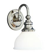 Hudson Valley Sutton 7 Inch Bathroom Vanity Light in Polished Nickel