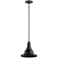 Hampshire One Light Outdoor Hanging Lantern in Textured Black by Kichler