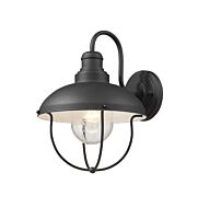 Z-Lite Ansel 1-Light Outdoor Wall Sconce In Black