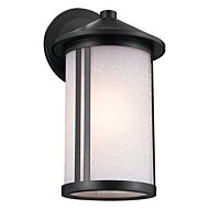 Lombard 1-Light Outdoor Wall Mount in Black