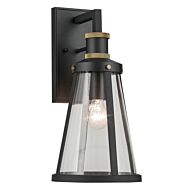 Talman One Light Outdoor Wall Mount in Textured Black by Kichler