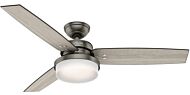 Hunter Fans Sentinel 2 Light 52 Inch Ceiling Fan in Brushed Slate