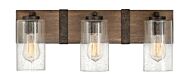 Hinkley Sawyer 3-Light Bathroom Vanity Light In Sequoia