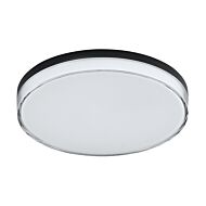 Edge LED Flush Mount in Black by Maxim