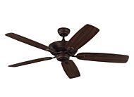 Monte Carlo 52 Inch Colony Max Damp Rated Ceiling Fan in Roman Bronze