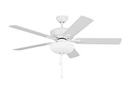 Linden 2-Light 52" Ceiling Fan in Matte White