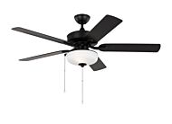 Linden 2-Light 52" Ceiling Fan in Midnight Black