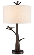 Grasshopper 1-Light Table Lamp in Bronze