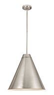 Z-Lite Eaton 1-Light Pendant Light In Brushed Nickel