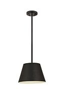 Z-Lite Maddox 1-Light Chandelier In Matte Black