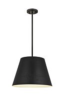 Z-Lite Maddox 1-Light Chandelier In Matte Black