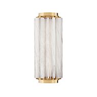 Hillside LED Wall Sconce in Aged Brass by Hudson Valley