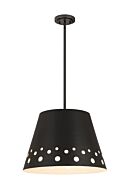 Z-Lite Katie 1-Light Chandelier In Matte Black