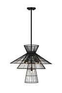 Z-Lite Alito 6-Light Chandelier In Matte Black