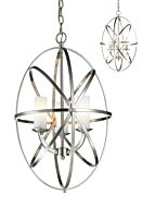 Z-Lite Aranya 3-Light Pendant Light In Brushed Nickel