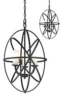 Z-Lite Aranya 3-Light Pendant Light In Bronze