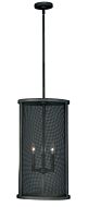 Wicker Park 3-Light Pendant in Warm Pewter