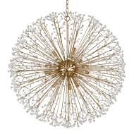 Dunkirk 16-Light Chandelier in Aged Brass