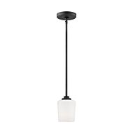 Windom 1-Light Mini-Pendant in Midnight Black