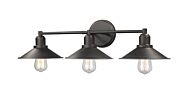 Z-Lite Casa 3-Light Bathroom Vanity Light In Olde Bronze