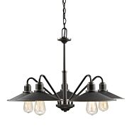 Z-Lite Casa 5-Light Chandelier In Olde Bronze