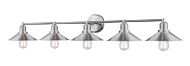 Z-Lite Casa 5-Light Bathroom Vanity Light In Brushed Nickel