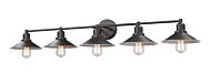 Z-Lite Casa 5-Light Bathroom Vanity Light In Olde Bronze