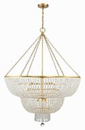 Rylee 15-Light Chandelier in Antique Gold