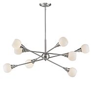 Z-Lite Tian 8-Light Pendant Light In Brushed Nickel