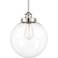 Penn 1-Light Pendant in Polished Nickel