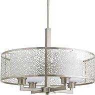 Mingle 4-Light Pendant in Brushed Nickel