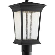 Arrive LED 1-Light LED Post Lantern in Black