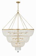 Rylee 24-Light 32 Light Chandelier in Antique Gold