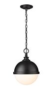 Z-Lite Peyton 2-Light Pendant Light In Matte Black