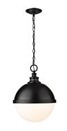 Z-Lite Peyton 2-Light Pendant Light In Matte Black