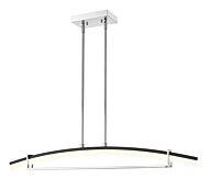 Z-Lite Arc 1-Light Chandelier In Chrome