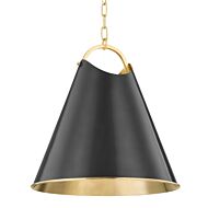 Burnbay One Light Pendant in Aged Old Bronze by Hudson Valley