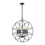 Yardley 6-Light Chandelier in Oil Rubbed Bronze