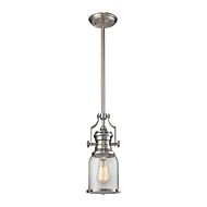 Chadwick 1-Light Mini Pendant in Satin Nickel