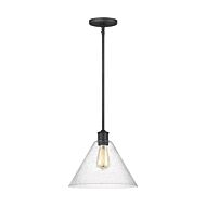 Belton 1-Light Pendant in Midnight Black