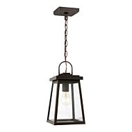 Founders 1-Light Outdoor Pendant in Antique Bronze