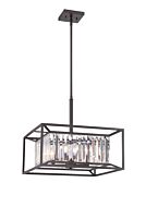 Linares 4-Light Pendant in Vintage Bronze