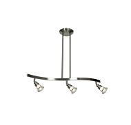 Access Optix 3 Light 28 Inch Pendant Light in Matte Chrome