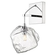 Access Boulder Wall Sconce in Mirrored Stainless Steel