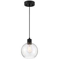 Port Nine Burgundy LED Pendant in Matte Black by Access