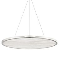 Eastport LED Pendant in Polished Nickel by Hudson Valley