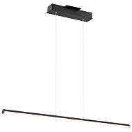 Float LED Linear Pendant in Matte Black by Access